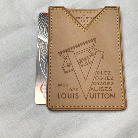 SOLD !!!Louis Vuitton Vachetta Voyages card holder - Picture 10 of 12